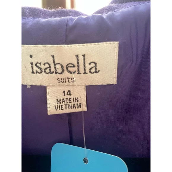 Women's Isabella Suits Set Size 14 Purple